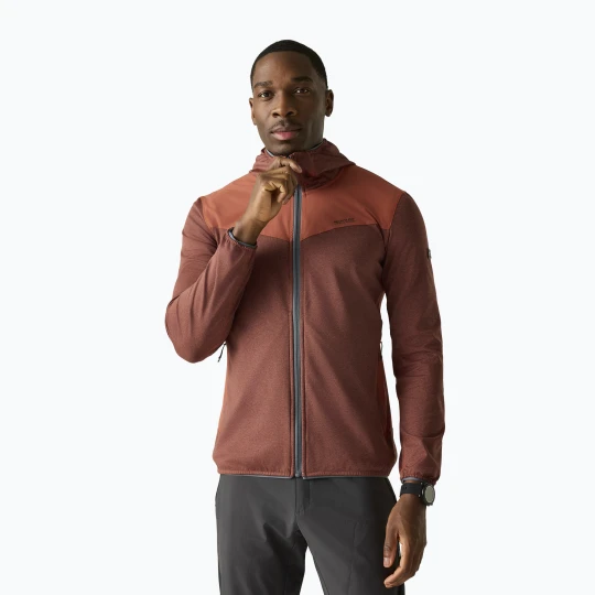 Zdjęcie produktu Bluza trekkingowa męska REGATTA Finchadale Midlayer brick Czerwony