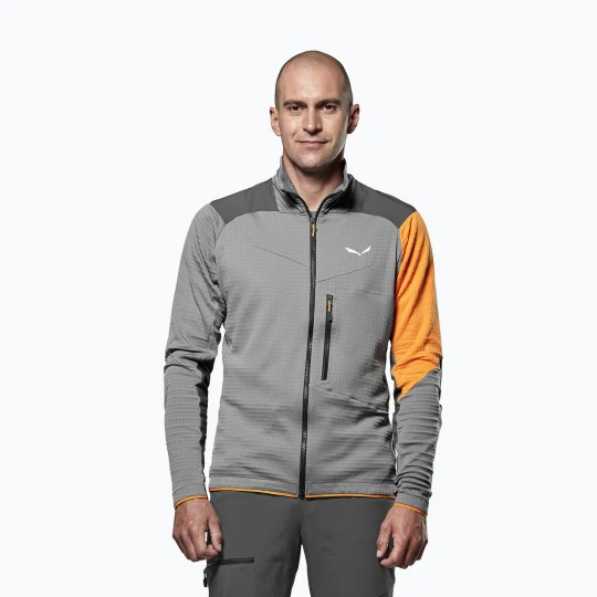 Zdjęcie produktu Bluza trekkingowa męska Salewa Nxt Pl quiet shade Szary