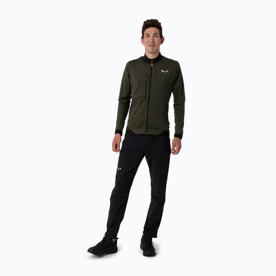 Zdjęcie produktu Bluza trekkingowa męska Salewa Pedroc PL 2 dark olive Zielony