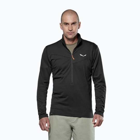 Zdjęcie produktu Bluza trekkingowa męska Salewa Puez Cammio Polarlite Half Zip Black Out