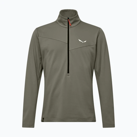 Zdjęcie produktu Bluza trekkingowa męska Salewa Puez Cammio Polarlite Half Zip Faded Green