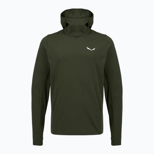 Zdjęcie produktu Bluza trekkingowa męska Salewa Puez Sun Hoodie dark olive Zielony