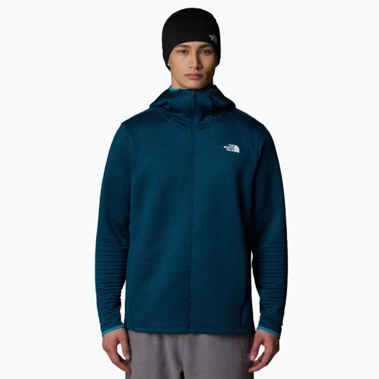 Zdjęcie produktu Bluza trekkingowa męska The North Face Vertical Thermal FZ Hoodie midnight petrol Granatowy