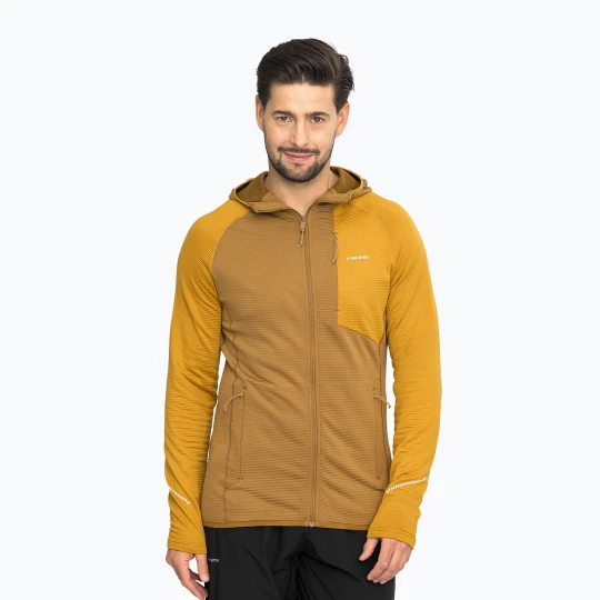 Zdjęcie produktu Bluza trekkingowa męska Viking Birger Hoodie light brown / yellow