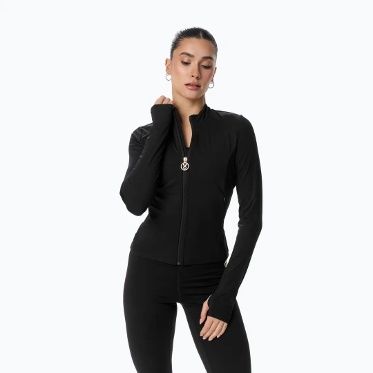 Zdjęcie produktu Bluza treningowa damska Cardio Bunny Zipper Blouse czarny