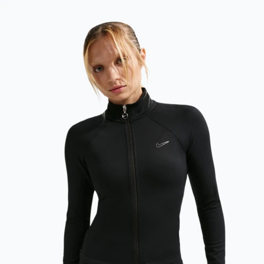 Zdjęcie produktu Bluza treningowa damska Nike Fitted Full Zip Czarny