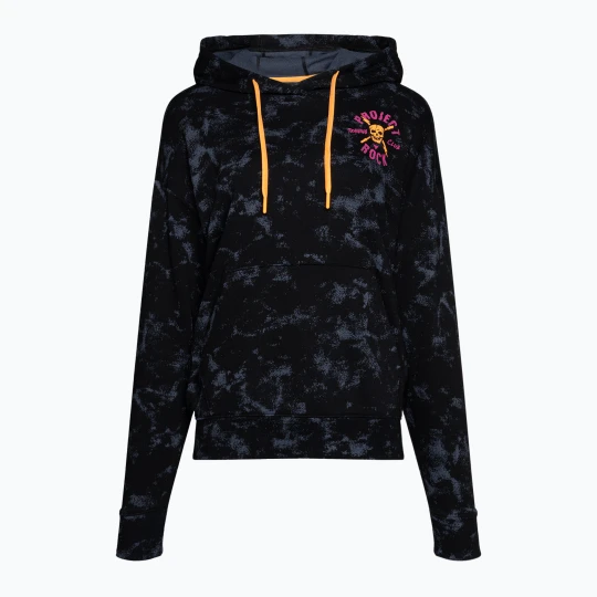 Zdjęcie produktu Bluza treningowa damska Under Armour Project Rock Underground Terry HD black / nova orange / black