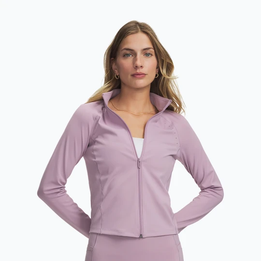 Zdjęcie produktu Bluza treningowa damska Under Armour Vanish Elite mauve pink / metallic silver