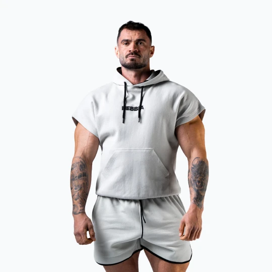 Zdjęcie produktu Bluza treningowa męska NEBBIA Hero light grey