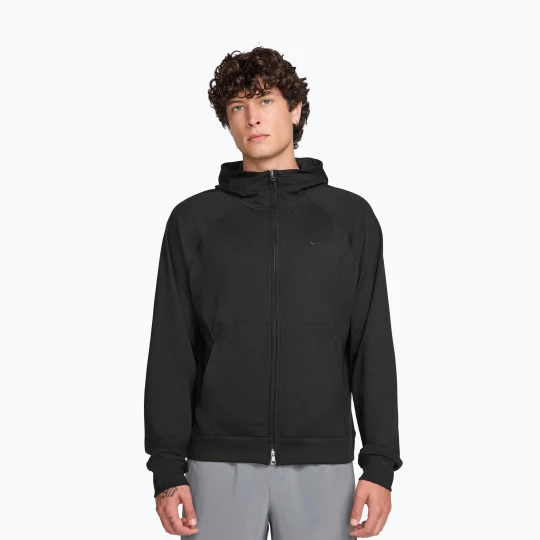 Zdjęcie produktu Bluza treningowa męska Nike Primary Knit Dri-Fit UV Full Zip Hoodie Czarny