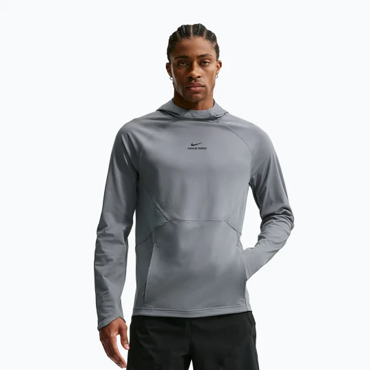 Zdjęcie produktu Bluza treningowa męska Nike Pro smoke grey/black
