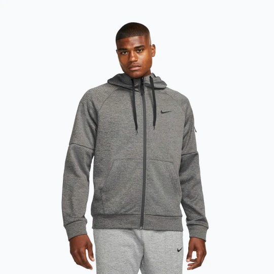 Zdjęcie produktu Bluza treningowa męska Nike Therma Fit Full-Zip charcoal heathr / dark smoke grey / black