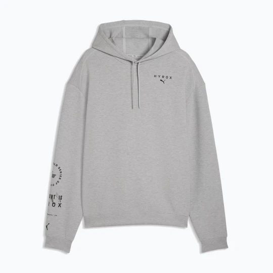 Zdjęcie produktu Bluza treningowa męska PUMA Hyrox Cloudspun Hoodie gray Szary