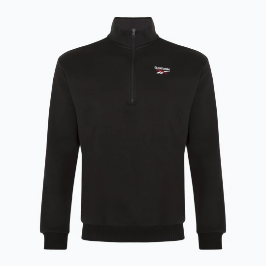 Zdjęcie produktu Bluza treningowa męska Reebok Identity Fleece 1/4 Zip black/white/vector red