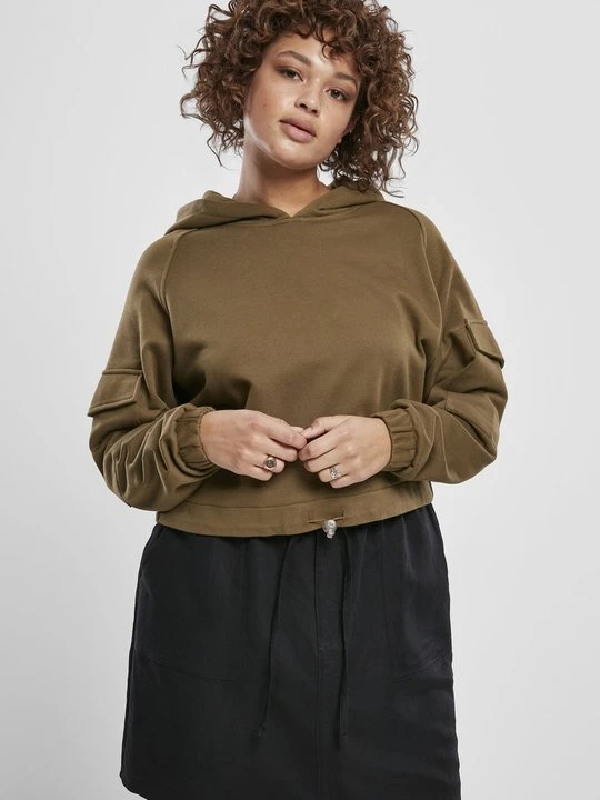 Zdjęcie produktu Bluza z kapturem Urban Classics oliwkowy