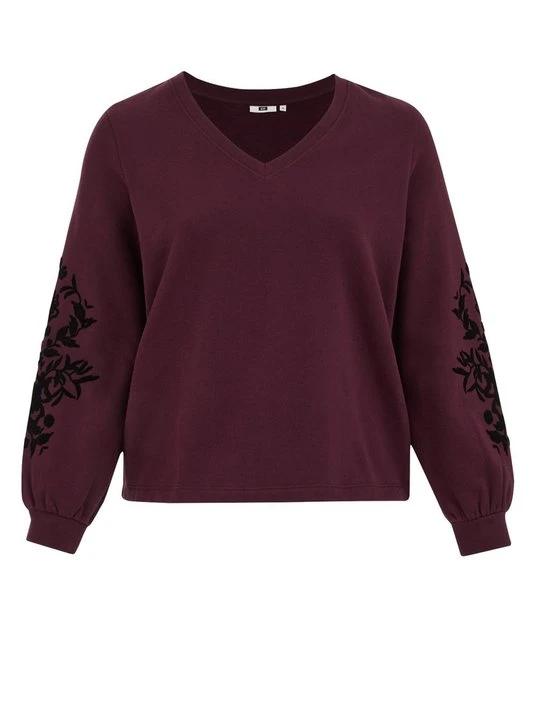 Zdjęcie produktu Bluza WE Fashion ciemnoliliowy melanż