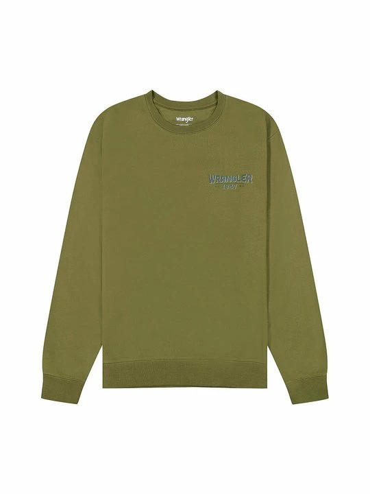 Zdjęcie produktu Bluza Wrangler zielony melanż