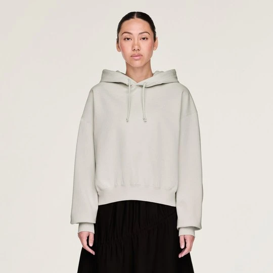 Zdjęcie produktu Bluza Y-3 Brushed Terry Boxy Hoodie Adidas Chalk Pearl