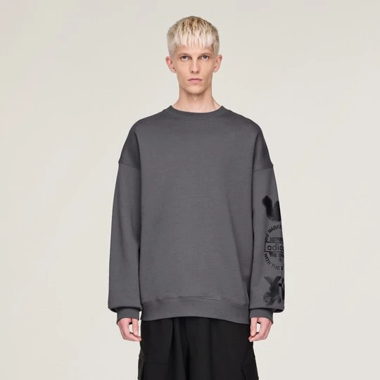 Zdjęcie produktu Bluza Y-3 Crew z grafiką Adidas Granite