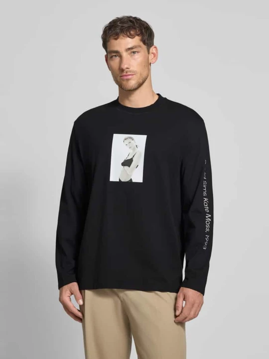 Zdjęcie produktu Bluza z czystej bawełny Calvin Klein Czarny