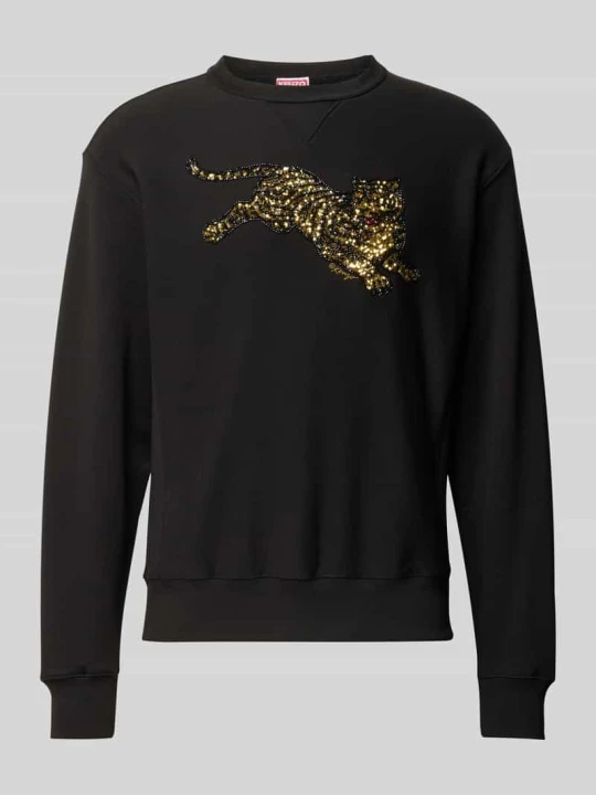 Zdjęcie produktu Bluza z czystej bawełny Kenzo Czarny