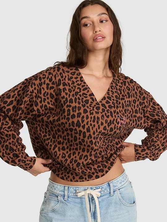 Zdjęcie produktu Bluza z dekoltem V Campus Fleece Victoria's Secret