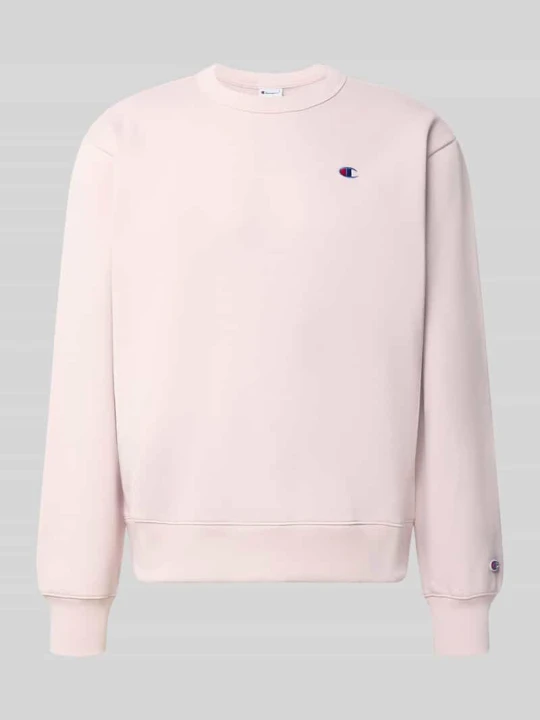 Zdjęcie produktu Bluza z detalami z logo Champion Brudnoróżowy