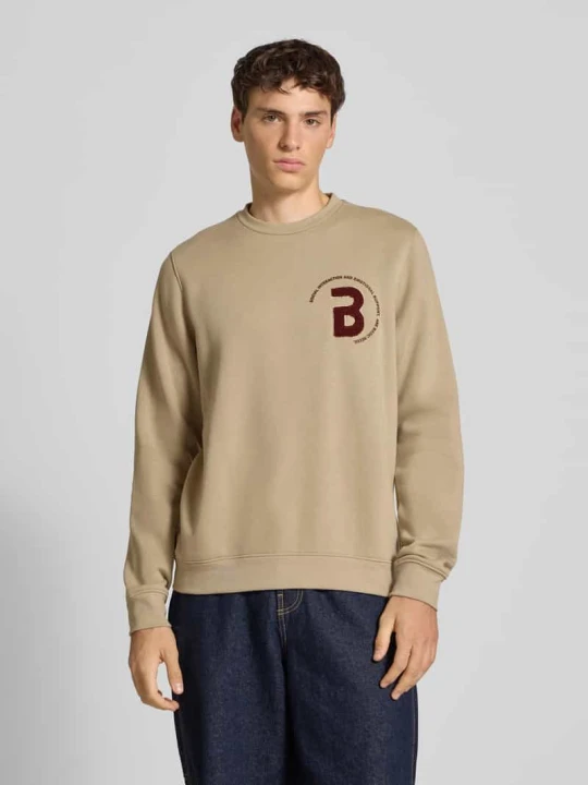 Zdjęcie produktu Bluza z detalem z logo model ‘FLORIAN’ Blend Beżowy
