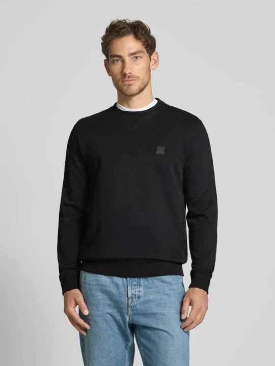 Zdjęcie produktu Bluza z detalem z logo model ‘Westart’ Boss Czarny