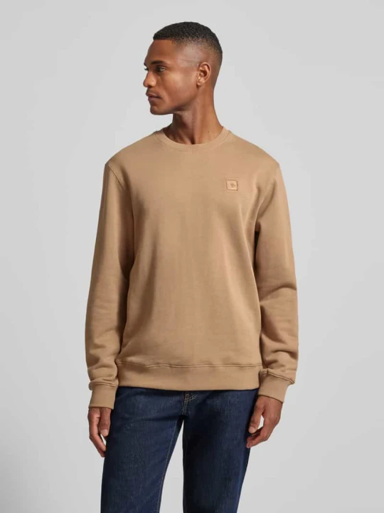 Zdjęcie produktu Bluza z detalem z logo Scotch & Soda Piaskowy