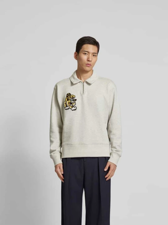 Zdjęcie produktu Bluza z detalem z motywem Kenzo Jasnoszary