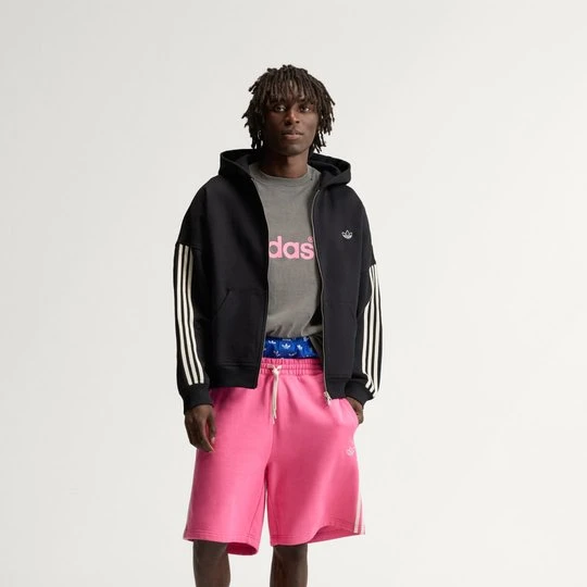 Zdjęcie produktu Bluza z kapturem, 3 paskami i suwakiem na całej długości adiSignature Adidas