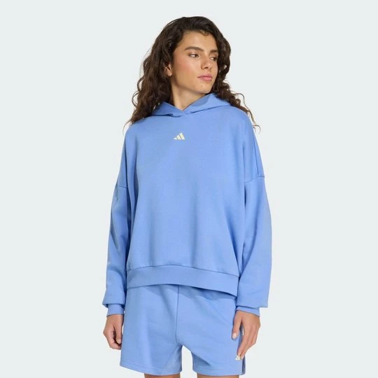 Zdjęcie produktu BLUZA Z KAPTUREM 3 STRIPES STUDIO Adidas Blue Fusion