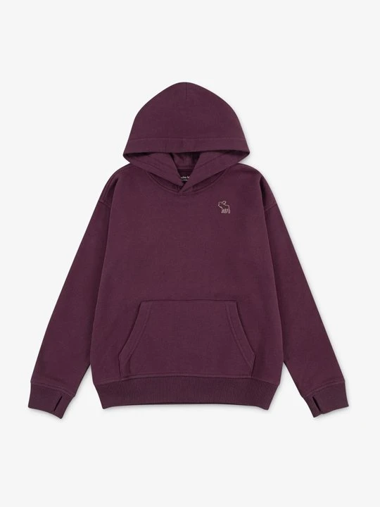 Zdjęcie produktu Bluza z kapturem Abercrombie & Fitch ciemnoczerwony