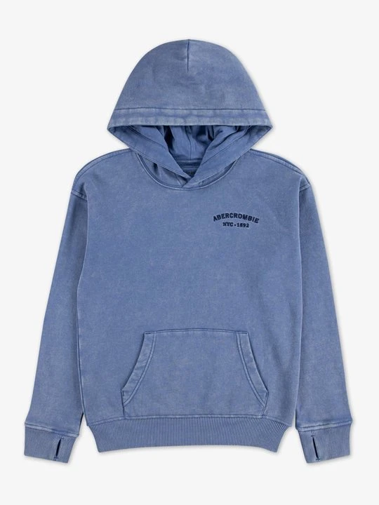 Zdjęcie produktu Bluza z kapturem Abercrombie & Fitch niebieski