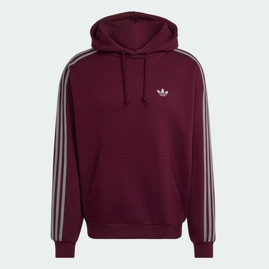 Zdjęcie produktu BLUZA Z KAPTUREM ADICOLOR CLASSICS 3-STRIPES Adidas bordowy