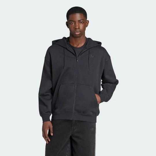 Zdjęcie produktu Bluza z kapturem adidas Adicolor Oversize Full-Zip czarny