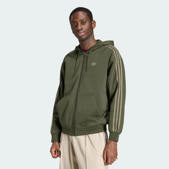 Zdjęcie produktu Bluza z kapturem adidas Adicolor Oversize Full-Zip Night Cargo