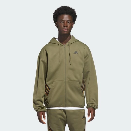 Zdjęcie produktu BLUZA Z KAPTUREM ADIDAS CRAZY WARM FULLZIP zielony