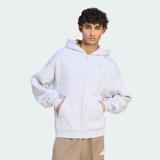 Zdjęcie produktu BLUZA Z KAPTUREM, MAŁYM LOGO I SUWAKIEM NA CAŁEJ DŁUGOŚCI ADIDAS KIT