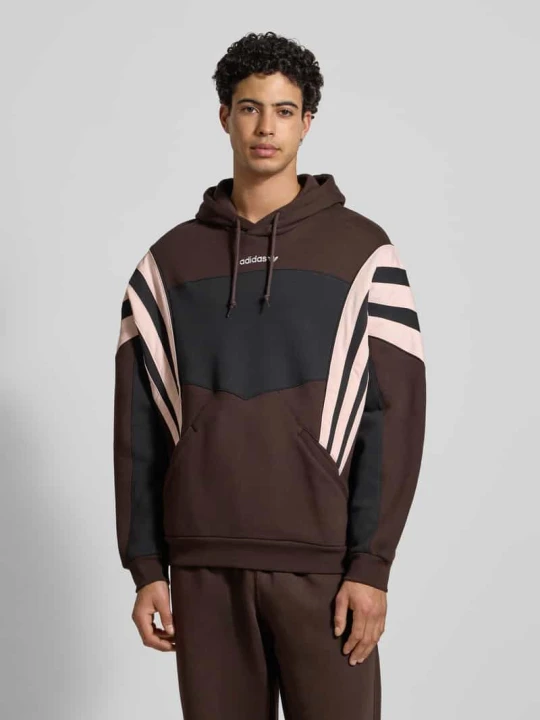 Zdjęcie produktu Bluza z kapturem z kapturem adidas Originals Ciemnobrązowy