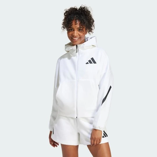 Zdjęcie produktu Bluza z kapturem adidas Z.N.E. Full-Zip biały