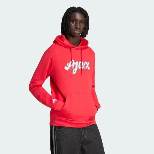 Zdjęcie produktu Bluza z kapturem Ajax Amsterdam US Adidas Team Collegiate Red