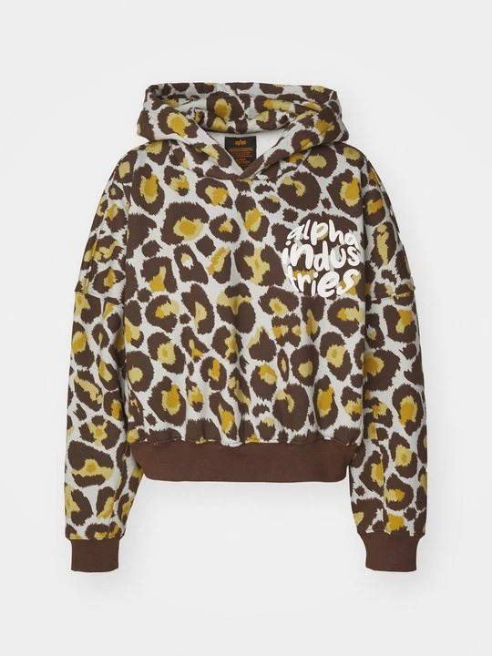 Zdjęcie produktu Bluza z kapturem Alpha Industries ciemnozielony