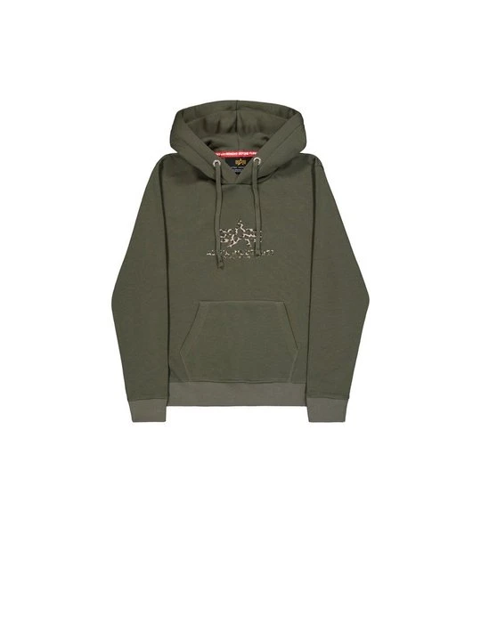 Zdjęcie produktu Bluza z kapturem Alpha Industries ciemnozielony