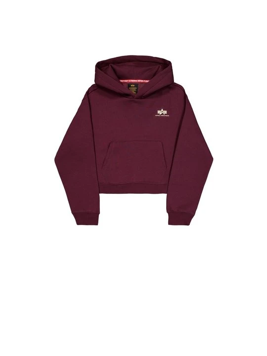 Zdjęcie produktu Bluza z kapturem Alpha Industries ciemnoczerwony