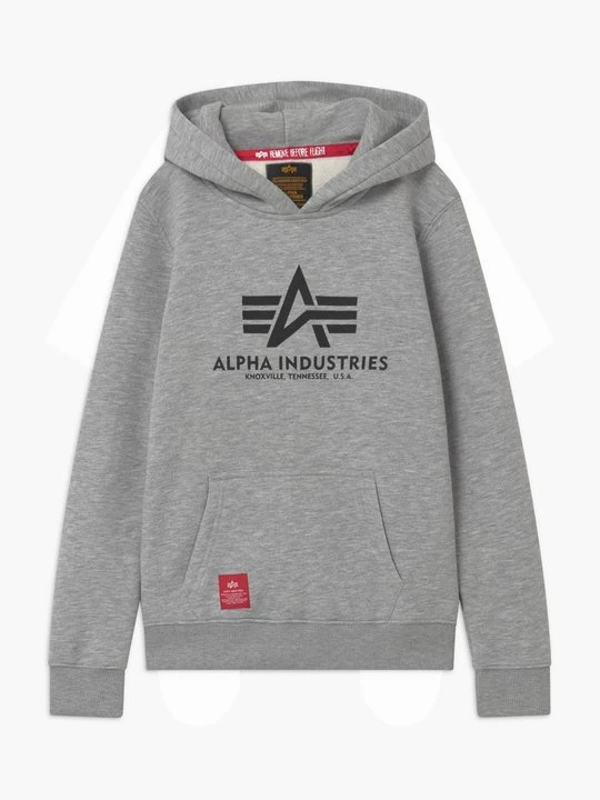 Zdjęcie produktu Bluza z kapturem Alpha Industries jasnoszary