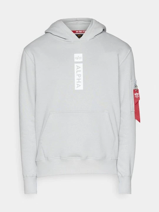 Zdjęcie produktu Bluza z kapturem Alpha Industries jasnoszary