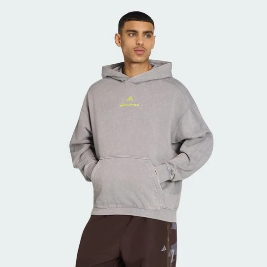 Zdjęcie produktu BLUZA Z KAPTUREM AMG WASHED Adidas Grey Three