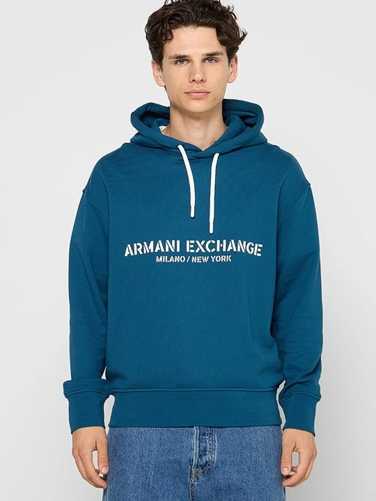 Zdjęcie produktu Bluza z kapturem Armani Exchange niebieski